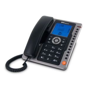 TELEFONO SOBREMESA/MURAL LCD 3604N NEGRO SPC