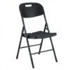 SILLA RESINA PLEGABLE PRO 44X53X83CM NEGRA SUNGARDEN