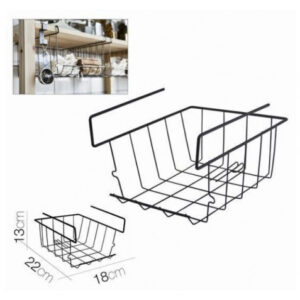 CESTA HOSTELERIA COLGANTE NEGRA 22X18X13