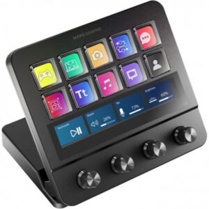 STREAM DECK MARS GAMING MSD-PRO | 10+4 TECLAS LCD | NEGRO