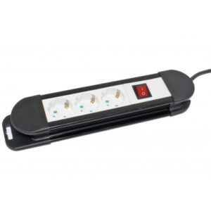BASE MULTIPLE 3 TOMAS CON INTERRUPTOR MADER