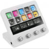STREAM DECK MARS GAMING MSD-PRO | 10+4 TECLAS LCD | BLANCO