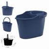 REACONDICIONADO CUBO OVALADO CON ESCURRIDOR 15 LITROS AZUL