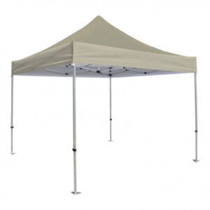 CARPA PLEGABLE ALUMINIO 3X3 METROS 300GRS BEIGE SUNGARDEN