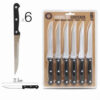 PACK 6 CUCHILLOS 21.3CM MANGO DE MADERA