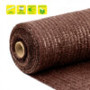 MALLA DE SOMBREO MARRON 2X50 METROS SUNGARDEN