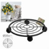 SOPORTE PARA MACETAS CON RUEDAS 35CM DIAMETRO