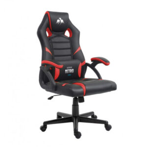 REACONDICIONADA SILLA GAMING SERIE NITRO NEGRO/ROJO CROMAD