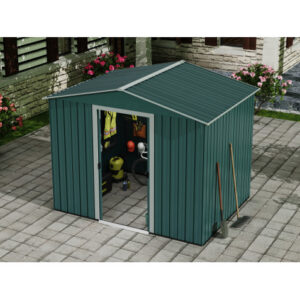 CASETA DE METAL | PUERTAS CORREDERAS 185.5X245X208CM (4.5M2) VERDE SUNGARDE