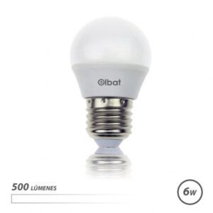 BOMBILLA LED G45 | 6W | 500LM | E27 | LUZ BLANCA | ELBAT