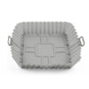 BASE DE SILICONA AIRFRYER CUADRADA 20X 20CM QUTTIN