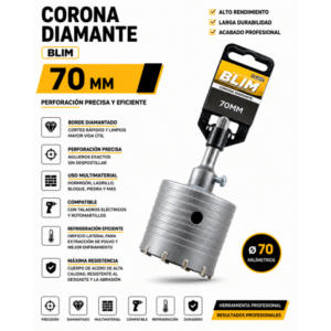 CORONA DIAMANTE 70 MM BLIM