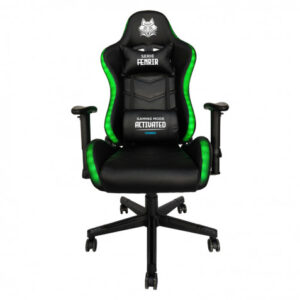 SILLA GAMING RGB SERIE FENRIR NEGRA CROMAD