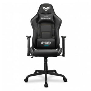 SILLA GAMING SERIE DEMON LORD NEGRA CROMAD