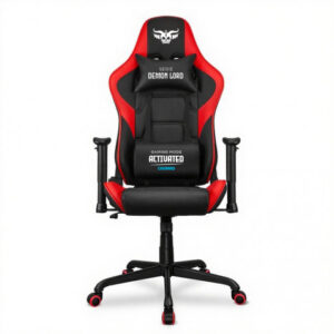 SILLA GAMING SERIE DEMON LORD ROJA CROMAD