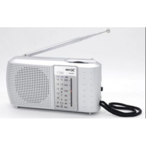RADIO PORTATIL AM/FM/SW TRES BANDAS GRIS FM-4407 GEN-X