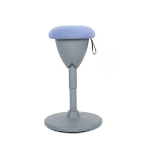 TABURETE MULTIUSOS BALANCIN DESIGN AZUL CLARO CROMAD