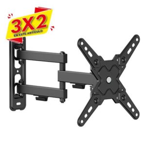 SOPORTE CON BRAZO TV 13"-43" DOBLE EXTENSION CROMAD (3 X 2)