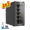 VINOTECA 10 BOTELLAS 65W 56CM MUVIP (3 X 2)