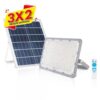 FOCO LED SOLAR 100W 2700LM + CONTROL REMOTO ELBAT (3 X 2)
