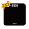 BASCULA DIGITAL BAÑO BLACK DESIGN MUVIP (3 X 2)