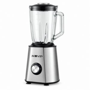BATIDORA INOXIDABLE VASO CRISTAL 1500W 1.5 LITROS MUVIP