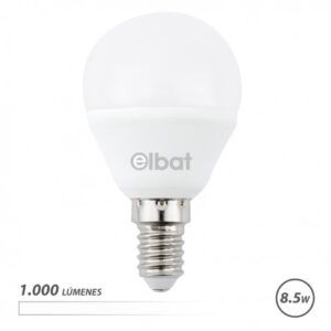 BOMBILLA LED G45 | 8.5W | 1000LM | E14 | LUZ BLANCA | ELBAT