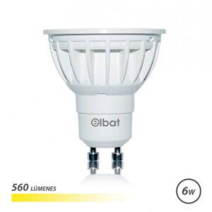 BOMBILLA LED GU10 | 6W | 560LM | LUZ CALIDA | ELBAT