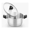 CACEROLA ACERO INOX CON TAPA VIDRIO 22CM ELITE MONIX