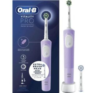 CEPILLO DE DIENTES ELECTRICO VITALITY PRO PURPURA