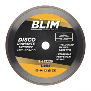 DISCO DIAMANTE CONTINUO 230X1.8X22MM BLIM