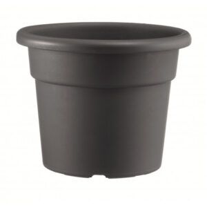 MACETA REDONDA DIAMETRO 22CM ANTRACITA ARTPLAST