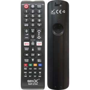 MANDO UNIVERSAL PEQUEÑO PARA TELEVISORES SAMSUNG SAP-2104 GEN-X