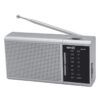 RADIO PORTATIL AM/FM DIAL CLASICO PLATA GEN-X