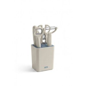 SET 4 UTENSILIOS COCINA CON SOPORTE QUTTIN