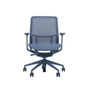SILLA OFICINA GAMA SENSE ELEGANCE AZUL CROMAD