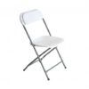 SILLA RESINA PLEGABLE 80X50X45CM BLANCA SUNGARDEN