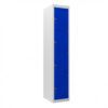TAQUILLA METÁLICA 4 PUERTAS 1800X300X500MM AZUL CROMAD