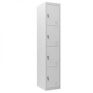 TAQUILLA METÁLICA 4 PUERTAS 1800X300X500MM CROMAD