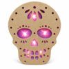 CALAVERA 21.5x27x4ctm C/LUZ LED Halloween