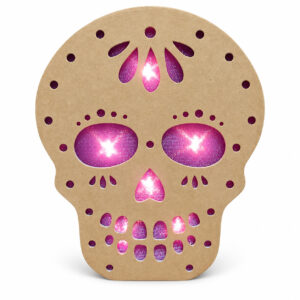 CALAVERA 21.5x27x4ctm C/LUZ LED