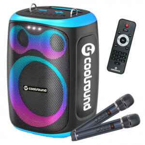 ALTAVOZ KARAOKE PORTATIL COOLSOUND BLAST 8" 300W AZUL