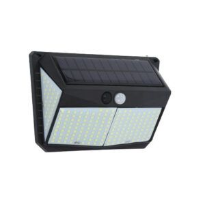 APLIQUE LED SOLAR 250LM ILUMINACIÓN 3 CARAS NEGRO ELBAT