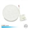 APLIQUE LED TECHO CON BASE FIJA REDONDO 24W LUZ FRIA ELBAT