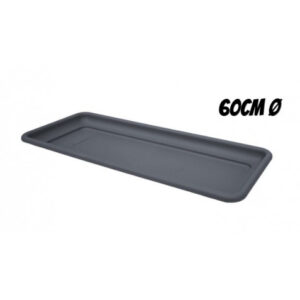 BANDEJA PARA MACETA 60CM ANTRACITA ARTPLAST