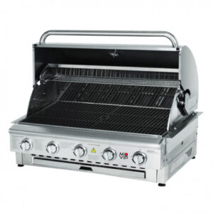 BARBACOA DE GAS INOX PRO 5 FUEGOS SOBREMESA MUVIP