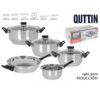 BATERIA DE COCINA 8 PIEZAS INDUCCION GENOVA QUTTIN