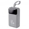 BATERIA EXTERNA 20000MAH 65W FOREVER VIBE-TB65 PLATA FOREVER