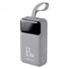 BATERIA EXTERNA 20000MAH 65W FOREVER VIBE-TB65 PLATA FOREVER