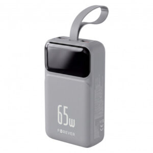 BATERIA EXTERNA 20000MAH 65W FOREVER VIBE-TB65 PLATA FOREVER